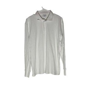 Outdoor Voices Rugby Long sleeve Shirt White Unisex Size M NWT